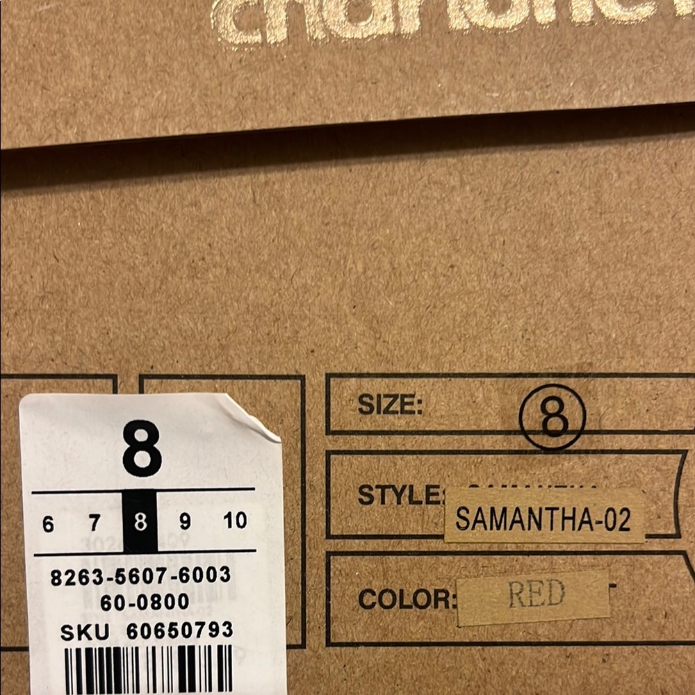 Charlotte Russe Red Samantha-02 Footwear 💕SALE💕 - Picture 2 of 4